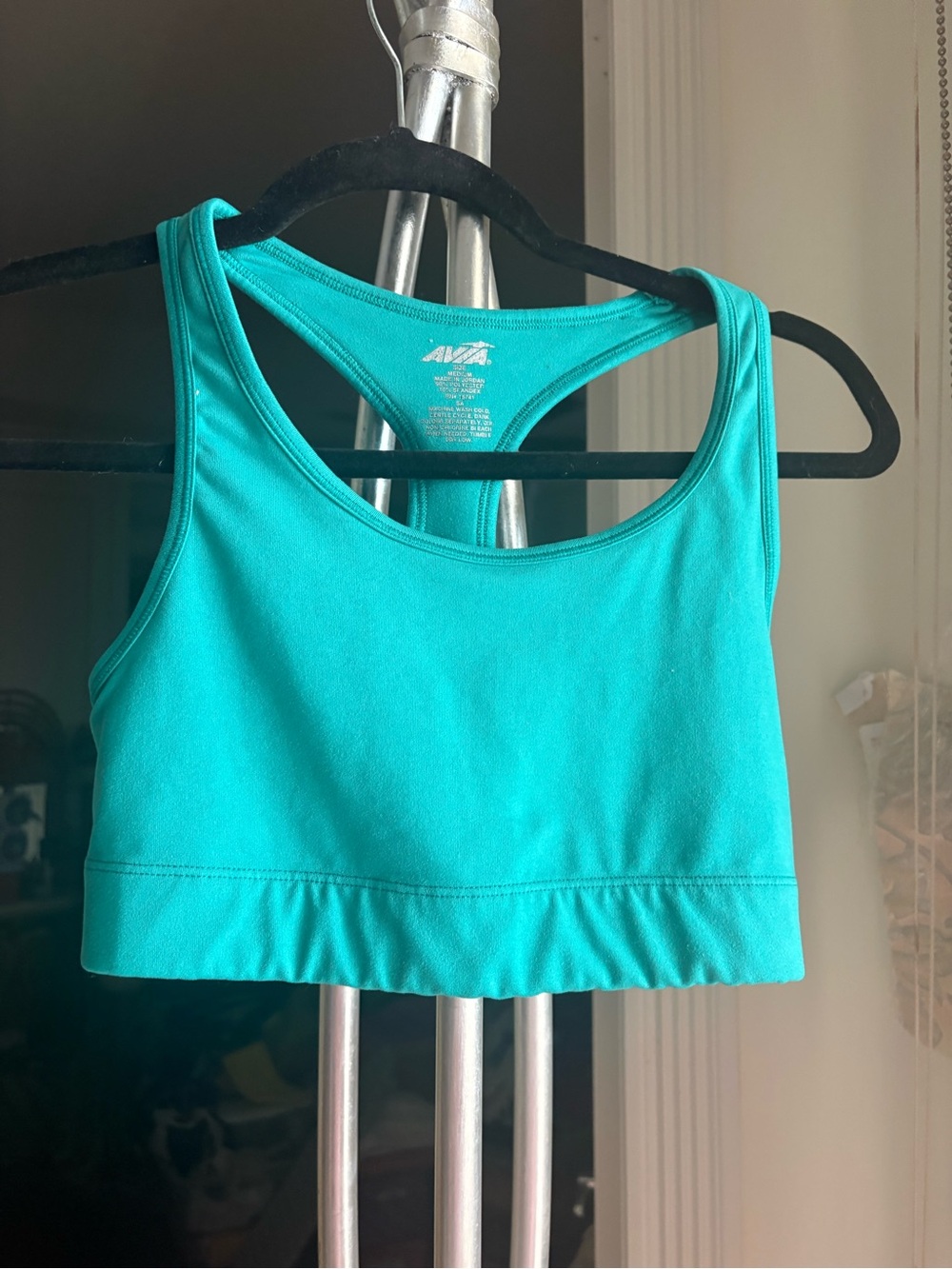Avia Turquoise Racerback Sports Bra